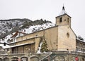 Sant Corneli and Sant CebriÃÂ  church Ordino. Andorra